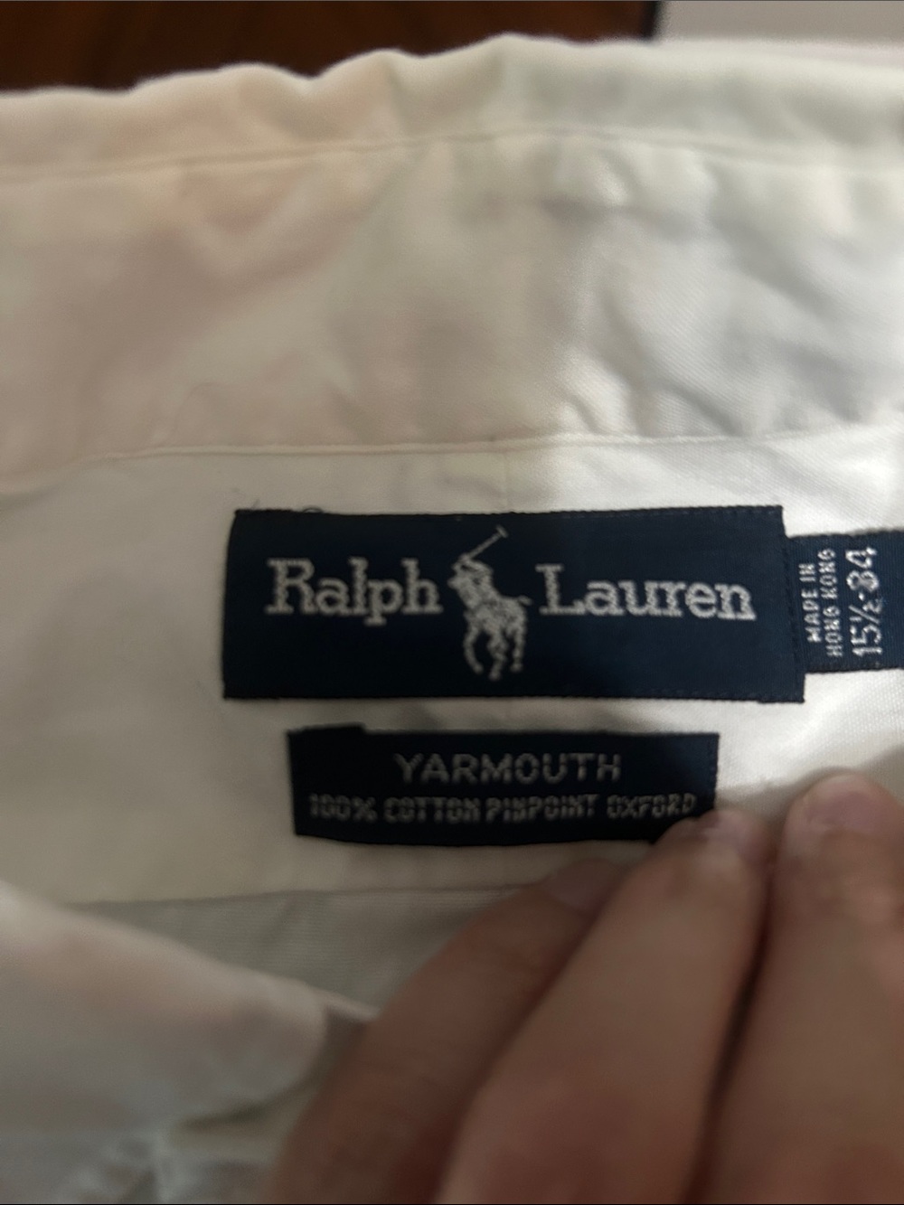 Polo by Ralph Lauren White Long-Sleeve Button-Down Shirt with Embroidered horse - Picture 2 of 2